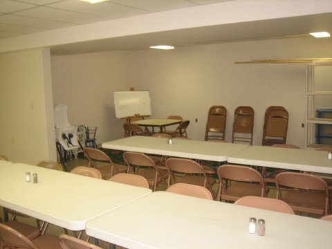 34 Fellowship Hall in basement.JPG - 29911 Bytes